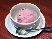 タロイモのアイスクリーム